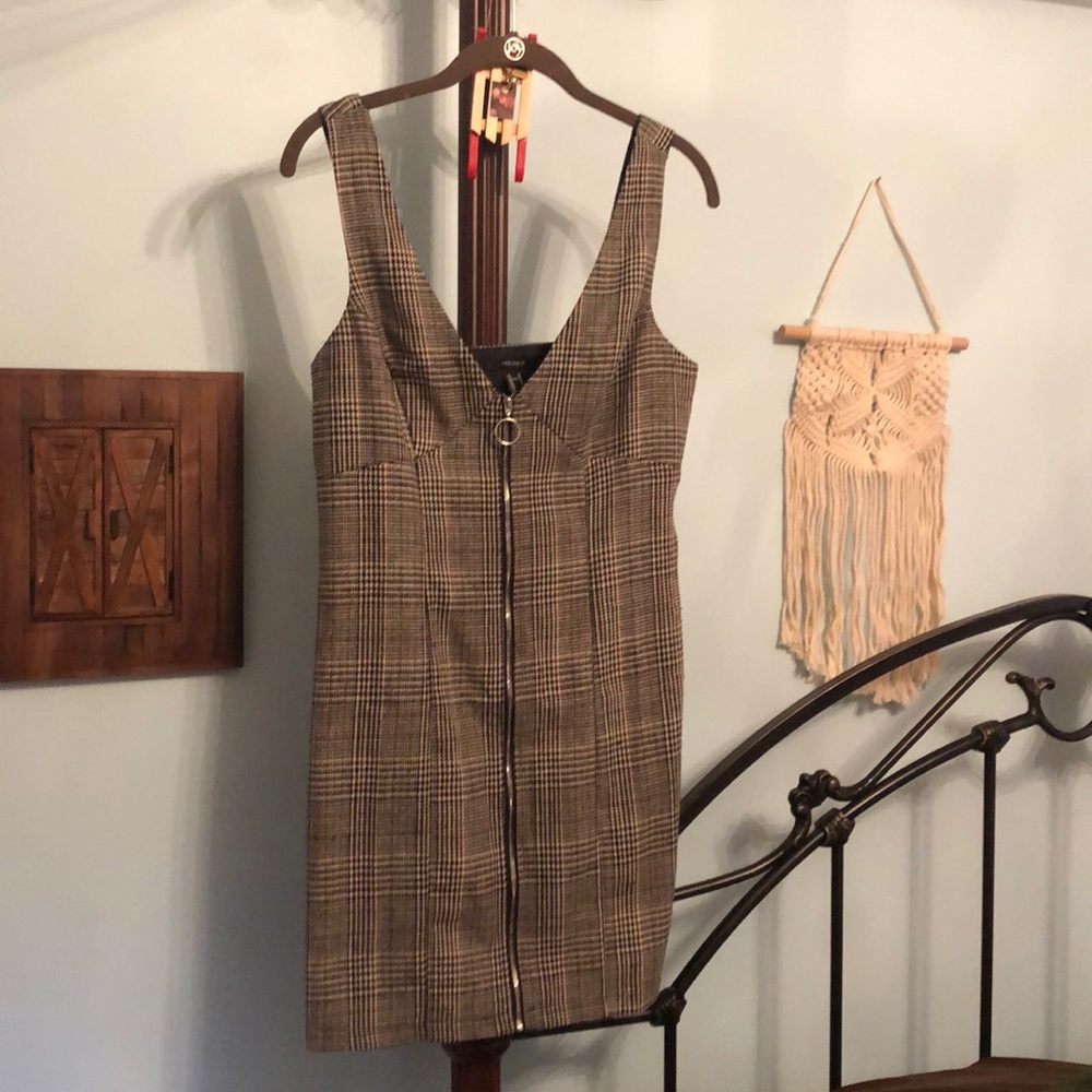 F21 pinafore dress